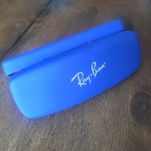 Ray-Ban glasses case blue
